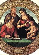 Luca Signorelli The Holy Family with Saint France oil painting artist